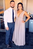 I wore this as a bridesmaids dress and everyone loved it ! It's a little tight around the waist because there's no stretch to the fabric. - Alyssa M.