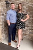 I really loved the fit of this dress. Wore to a small wedding and got many compliments. This fit perfectly, was not a bit tight and was very comfortable. I noticed that the chest area for me was a little bit loose, but nothing extremely noticeable. I ordered a size large because my back is wide and for length since I have long legs. - Lindsay G.