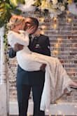 It was BEAUTIFUL - I had a few issues with the zipper but it all worked out in the end and I would not have wanted a different dress. I wore 3 inch heels and didn't have to have any alterations done! - Alexus M.