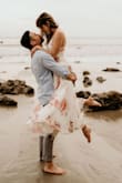 This dress was everything. Worked perfectly for our engagement shoot! - Angela B.