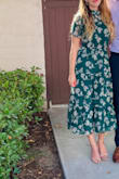 I'M OBSESSED!! I wore this dress at a friend's wedding, I really felt cute in it and got a lot of compliments! I'm not used to wearing longer dresses and was a bit nervous about how this would look on me (I'm 5'4) but with beige heels it looked great. Love it so much I'm considering buying other colors. - Charlotte L.
