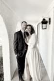 It was a little busty, but I expected that, based on other reviews, and pinned the top for our vow renewal ceremony. Otherwise, this dress was perfect. High quality, and so much more fabric than I realized! My husband's reaction to this dress was over-the-top and absolutely priceless. - Catherine H.