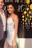 I was definitely skeptical because the model didn't have her dress tight at the bottom. I like my dresses to fit a little snug, but this dress fit so perfect, it wasn't too tight or loose!! The back is gorgeous and it's not too revealing from the front!! I did have trouble trying it myself but other than that I loved it! - Alicia S.