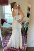 I like this dress a lot! It's not formal enough for my rustic wedding, but I will wear it to my bridal shower and/or rehearsal dinner. My hips and butt are big so it fits great there but a little baggy in the waist. Fortunately it's a nice stretchy material so not really an issue. Probably going to ask my bridesmaids to get their dresses from Lulu's! - Lauren H.