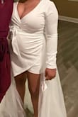 I wore this to change into for my wedding reception and added a tulle skirt that tied around my waist. Everyone thought it was a full outfit. The romper fit great!! It was a great buy. - Shalon G.