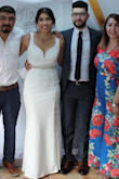 I used this dress for my small civil wedding and it looked amazing! Received a lot of compliments on it. I did add a bit of bling by sowing on a belt to the middle of my dress and I loved it 10x more! Recommend this dress. - Amy D.