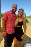 This dress is stretchy and fit great. Loved it. - Ginna C.
