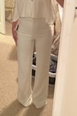 Fit me well but I did have to hem them. Even with 3 inch heels they were still way too long. - Kristen K.