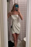 Has a great, thick, stretchy material, and it fits perfectly! - Julia L.