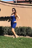 Love this dress! Great color... easy and comfy! Stretchy pull over no hassle with zippers. Can wear casual with flats or dress up with wedge or heels. - Jackie C.