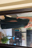 This dress is really gorgeous and flattering. However, do be aware that the slit goes up QUITE far. I am going to have to get it altered because I'm barely 5'3" so it's definitely long on me, and I'm going to ask if they can make the slit less aggressive somehow haha. But in the top it fits just right and the adjustable straps are amazing. - Natalie J.