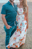 This was a perfect dress for our last night in Hawaii. Fits nice, fabric is not too sheer. It is a bit long though and might work best with heels. - Melissa S.