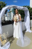 I loved this dress! It was perfect for my wedding, very comfortable and very good material. - Melany C.