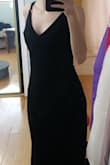 It fit perfectly! I got it altered because it was too long, especially with the heels on, but that's just cause of my height. Other than that, love love love this dress!! - Ali L.