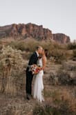 I ordered this dress for our elopement and it was perfect. Fabric is soft, it's tighter in the chest area, so you don't need a bra. Loved this dress! - Stefanie L.