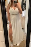 I was really hoping I'd like this dress. I think it would look nice on someone with a smaller chest. I'm a 40G and although it technically fit me just fine, the top looks like a diaper on me. lol - Brittany M.