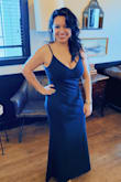 This was the winner dress of the party. I received a lot of compliments. Fits perfect, I'm just short and had to get the dress tailored since my shoes were not that tall, other than that I loved it. - Nayelly R.