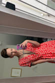 Gorgeous dress, love the low cut. I have a pretty small chest and even the large still looked great and not too loose. Perfect length I felt comfortable and confident. - Grace W.