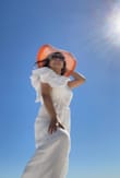 Used this as an outfit for our family photo shoot. I love the look and and how comfortable it is. I paired it with a beach hat and oversized sunglasses and I feel like a movie star! - Juanita