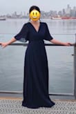 Wore this beautiful dress to a wedding. 

A little heavy but very comfortable! Hugs in all the right places and even makes you look slimmer! - Sejla S.