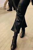 I love these boots so much. They're so comfortable, sleek, and adorable. I didn't know how much I'd love square toes until I found these. The heel is short so you can wear them forever. - Victoria K.