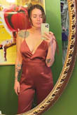 I bought this for a bridesmaid outfit and it's going to be impossible to not wear it till then! Literally the most beautiful item of clothing in my closet! So flattering and so well made. The legs are very long so I'll definitely have to wear heels and still might hem it regardless. Otherwise it's perfect - Taylor G.