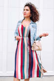 Saw this dress last year and didn't buy it which I regret. So happy it came back this year and love it even more in person. Lightweight and flowy material, and looks so much more expensive! - Zoha M.