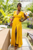 I got this dress for a spring brunch and it was a perfect fit and perfect length. I felt regal in this outfit! - Calisa C.