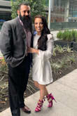 I felt sexy but modest in the shapely dress. It fit perfectly with my colored heels and gold hoops - obsessed! - Brittany F.