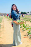 I love this little jumpsuit. I wore it to go pick out some tulips. As far as body goes, it fit really well. I have a little quarantine weight, so I'm glad that it doesn't hug tight. I am also short so I had to go get them hemmed, but other than that, it was very cute to wear! - Adi H.