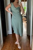 LOVE this dress! Feels so comfortable, yet looks so pulled together and sexy/sophisticated. I'm usually a medium and felt like I could have had a better fit in a small but nothing the adjustable strap couldn't fix. Very excited to wear this! - Alexandra C.