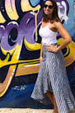 This is literally my new favorite skirt. It fits perfectly. Super cute. I wish I could find more like this. - Desiree M.