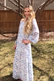 I ordered this dress for Easter because I loved the floral print and pastels. In person it's even more beautiful and very comfortable. I would definitely recommend this dress! - Abby R.