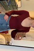 I love the flowy sleeves and the color is beautiful. The material is nice and thick and soft even after a wash. The material is piling a little already, so I hope it doesn't get much worse. Overall would recommend. (FYI: I ordered a size S) - Ashley F.