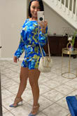 The romper was true to size. I loved the fabric, fit and style. - Dahiana N.