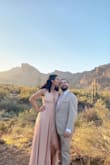 I got A LOT of compliments on this dress. It was the perfect dress for a spring wedding. The shoulders fit slightly loose. I would recommend altering it. But the rest was perfect, especially for my height! It's not common for dresses to be long with heels on a 5'11" gal! - Jennyfer C.
