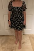 I love it. It's very elegant and classy. I'm short so the length is  perfect for me. Fits me a little bit loose but if I would've sized down I think it would've been too tight. Can't wait to wear it. - Daniela R.