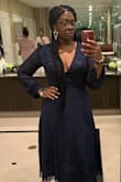 I wasn't sure if a medium would fit but it fit great! The only thing is that my boobs aren't that large and I needed to pin the dress closed so my nipples wouldn't be out lol - Tequilla M.