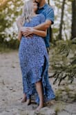 This dress was worn for engagement photos and it is SO comfortable. I love the detail around the arms and how light the fabric is. - Margaret B.
