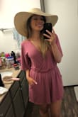 ADORABLE! One of my favorite items I've ever bought from Lulus! Very comfortable and very good quality material! I typically wear a medium and bought a medium. I think I could've sized down but this still fits decently. - Alexandria R.