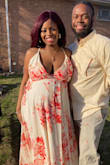 Finding dresses while 9 months pregnant is super difficult, but this one was PERFECT. It was the perfect dress for my shower and I absolutely loved it. Totally recommend. - Taerynn O.