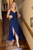 Had to safety pin the front to keep it from falling open, but otherwise this dress is super cute! - Becky Y.