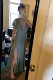 Oh my gosh, this dress made me feel like a fairy! It's a little looser than I expected, but not an issue at all. The only thing is it is very long and I may have to get it hemmed. But, again, not an issue for me!!! - Jamie K.