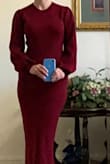 The dress fits well and excellent quality - Olga M.