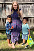 I love this dress. I wore for Easter and didn't want to take it off. It's very comfy and I got so many compliments. It's modest and is NOT see through. - Lacy J.
