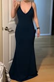 Dress was beautiful and fit great, but it does feel more blue/green, or a dark teal than it does forest green to me. - Jenny P.