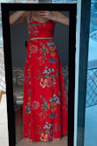 ITS BETTER THAN WHAT IT LOOKS!  really beautiful dress, vibrant colors and just cute cute cute!  Also perfect length even for me ! - Paula C.