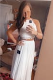I absolutely love this dress! It's so perfect for my wedding rehearsal dinner! It makes you look so good and it's so comfortable! - Brittany C.