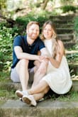 I wore this dress for my engagement photo shoot and loved it. It has deep openings on the sides so hiding my bra was challenging, but it worked perfectly. The length was also perfect and loved that it has pockets. It's roomy and flowy and was very comfortable.  I wore it with converse. - Marcela R.