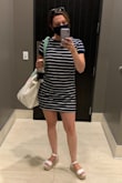 Love it! I probably should have went with a size Small because It's a little tight from the bottom because I have a big butt/hips. The top part fit perfectly though. - Faye P.
